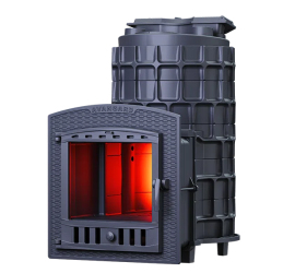Чугунная печь для бани Техно Лит Авангард ЗК 35 (П2) Pro