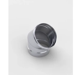 Отвод 45° d300 мм нерж. 1 мм AISI316