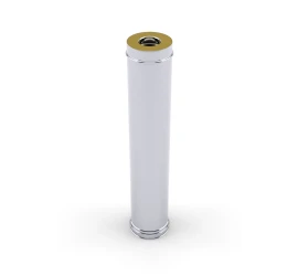 Труба сэндвич d130/230 мм H250 мм 0,5/0,45 мм AISI430/оцинковка