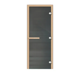Стеклянная дверь для бани FireWay 1900х800 Графит Матовый