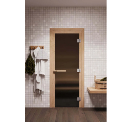 Дверь стеклянная для бани COOPER PRO 1700х715 Бронза