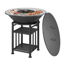 Гриль Fantastic Grill Везувий Ø 1000 (чаша+подставка+плита+решетка чугунная