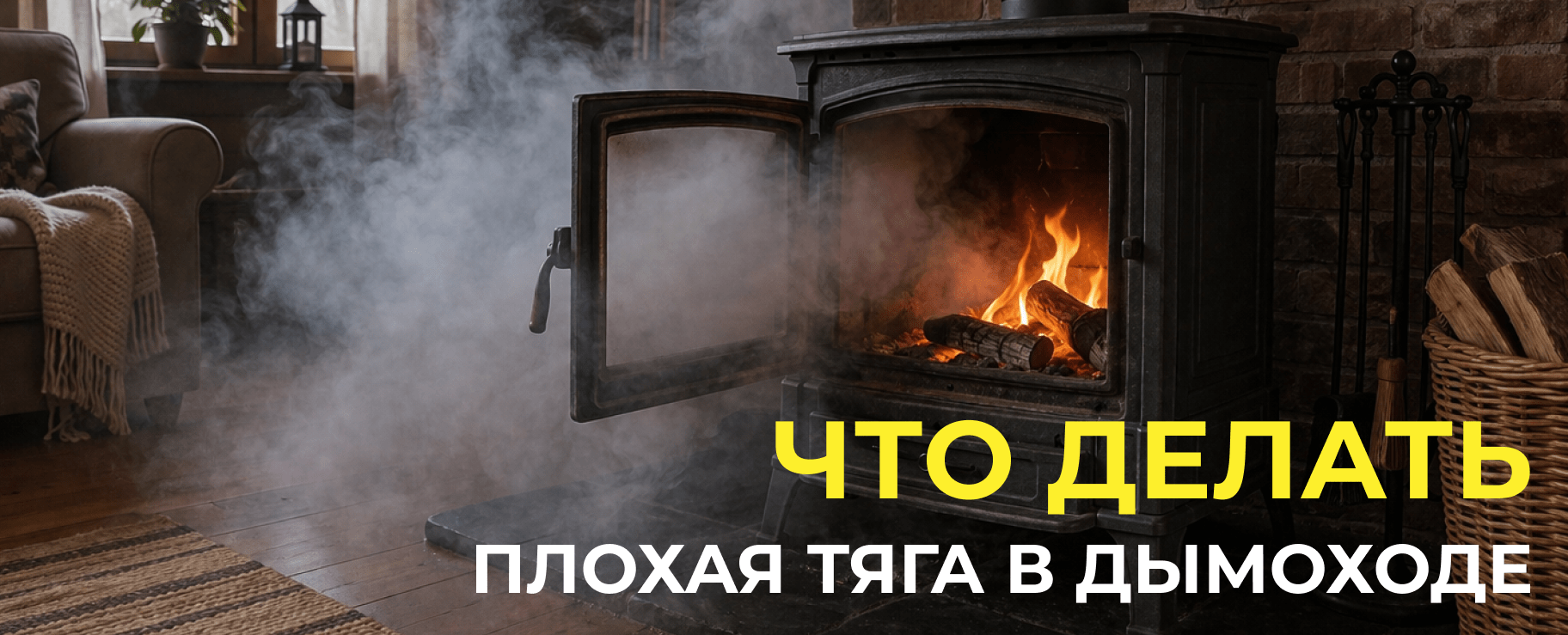 Как улучшить тягу в дымоходе